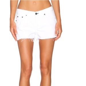 Rag & Bone White Cutt-off Short Bright With (26)